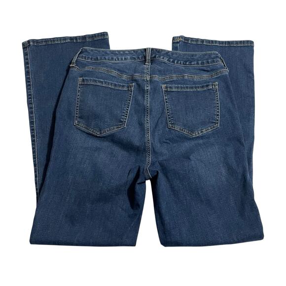 Torrid Womens 10-14 (30X29) Trio Fit Slim Boot Limitless Stretch Dark Blue Denim - Picture 5 of 14